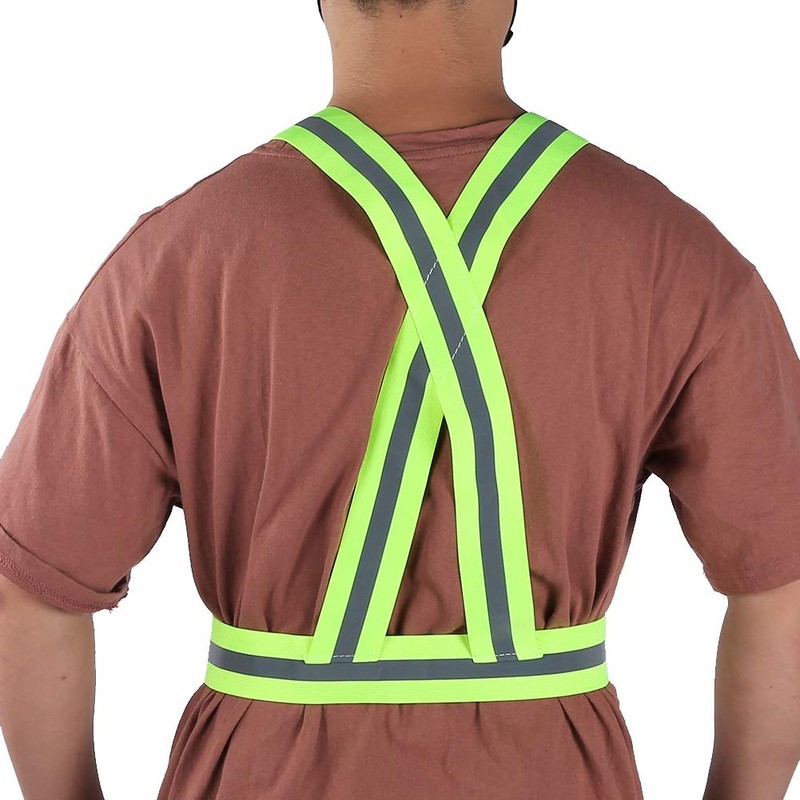 Safety Vest, Reflective Vest Fluorescent Green Cycling Construction High Visibility