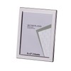6 x 8-inch Silver Flat Edge Single Photo Frame with