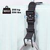Vigorport Luggage Hook Strap, J Hook for Add a Bag