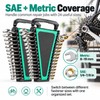 Ratcheting Combination Wrench Set for Auto & Home Repairs –