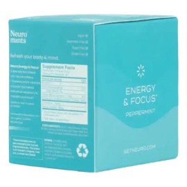 Neurogum Mints+natural Caffeine+vitaminb12&b6 Nootropic Ener