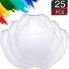 25 Pcs 5 Gallon Elastic Top Paint Strainer Bags White