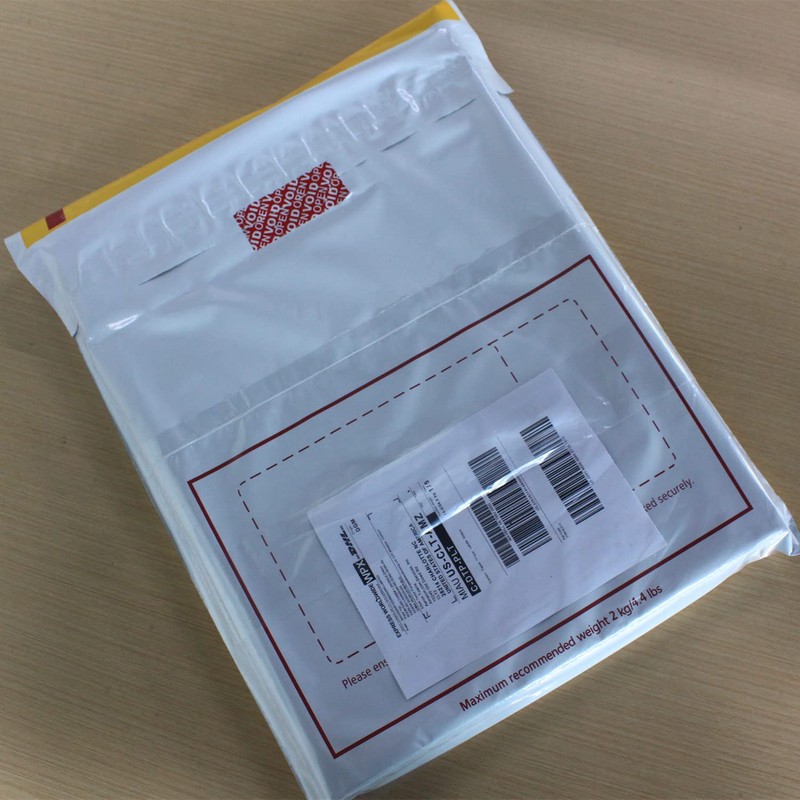 TamperSeals Group - 100 Sheets Red 25x60mm Full Transfer Barcode