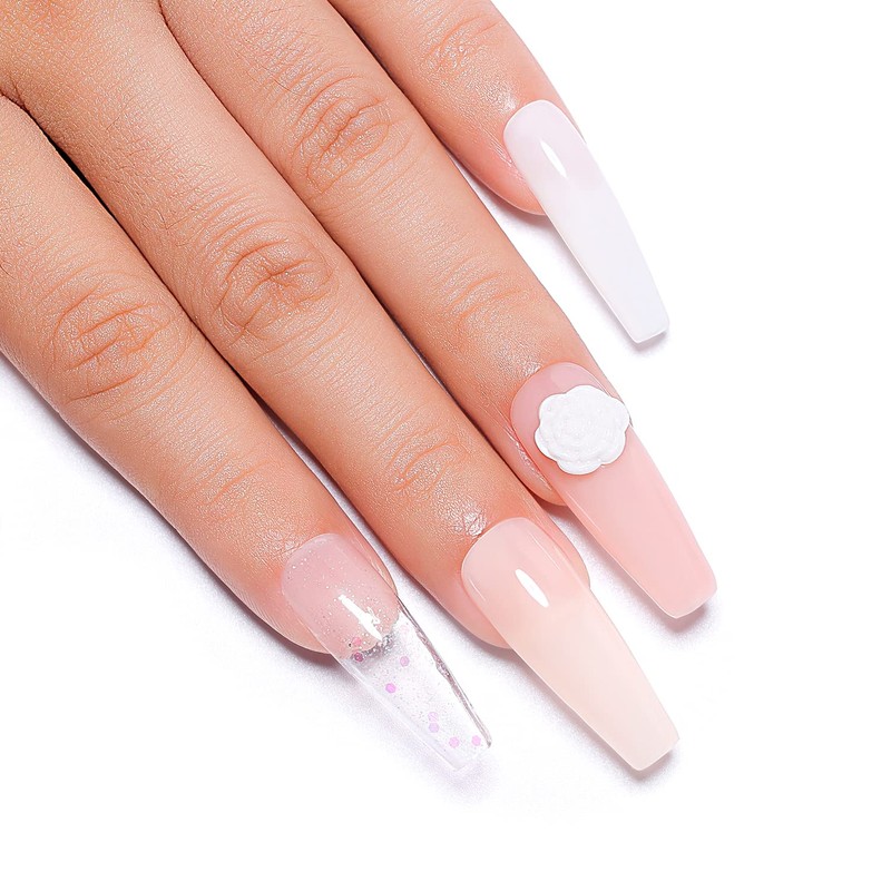 AIMEILI Solid Builder Gel for Gel Nails Set Solid Nail