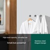 Kon-fort Home Towel Hook, 2 Pack Bathroom Hooks Brushed Steel,