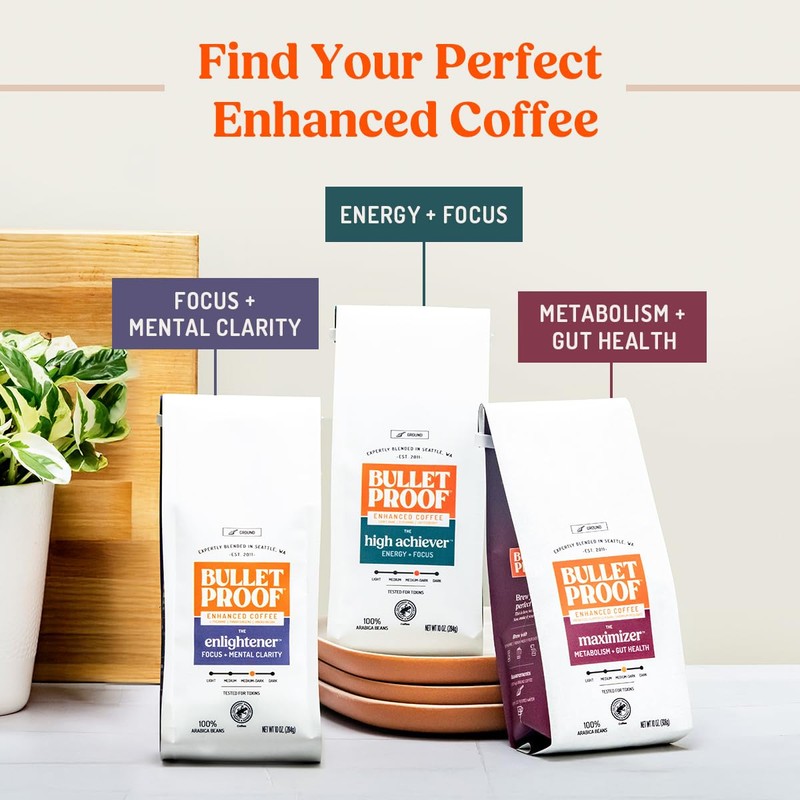 Bulletproof The Maximizer Single-Serve Coffee Pods, 24 Count, Clean Coffee