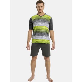 Jan Vanderstorm Audun Men's Short Pyjamas, darkgray