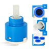 Ceramic Mixer Tap Cartridges Valve Replacement Sink Repair 35 mm