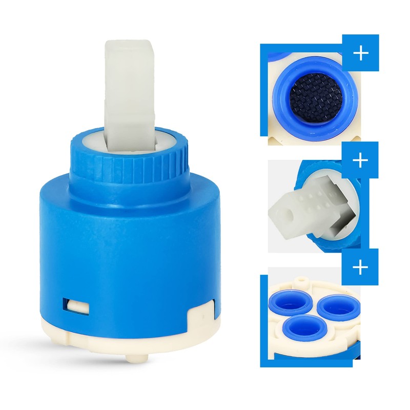 Ceramic Mixer Tap Cartridges Valve Replacement Sink Repair 35 mm