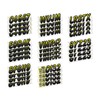 STIFFIE Whipline Jade/Black 3" Alpha-Numeric Registration Identification Numbers Stickers Decals