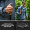 Cascade Mountain Tech Trekking Poles - Aluminum Hiking Walking Sticks