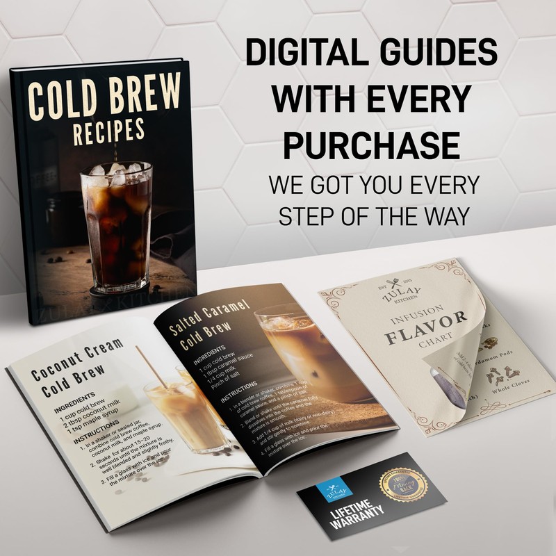 Zulay Kitchen 1 Gallon Cold Brew Coffee Maker – Thick