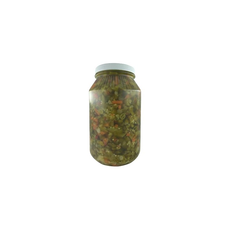 Potbelly Sandwich Shop Brand Hot Peppers 1 Gallon Jar (128
