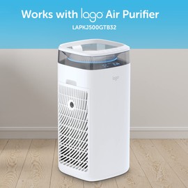 Lago True H.E.P.A and Activated Carbon Filter Replacements for LAPKJ500GTB32 (1 HEPA, 1 Carbon)