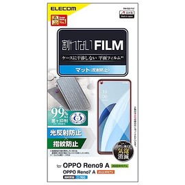 Elecom PM-O221FLF OPPO Reno9 A / OPPO Reno7 A (OPG04) Film, Fingerprint Authentication, Anti-Glare, Anti-Reflection, Anti-Fingerprint, Airless, Clear