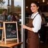 2 Pcs Chalkboard Easel, with 2 Erasers, 15.7x9.8 in Tabletop