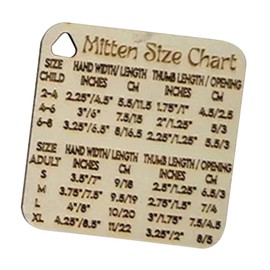 Knitting Needle Gauge | Wooden Knitting Pin Gauge | Multifunctional Measuring Tool, Craft Supplies for Handicraft Enthusiasts Beginners