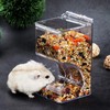 300ML Hamster Auto Feeder, Automatic Dispenser for Dwarf Hamster Small