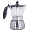 Stovetop Coffee Maker 6 Cup Moka Pot Clear ABS Top