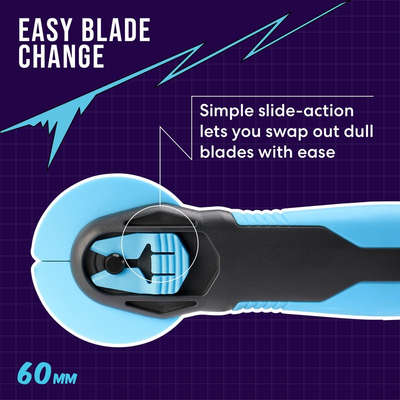 Zoid 60mm 2-Pk Rotary Refill, Cutting Wheel Blade Refills, Rotary