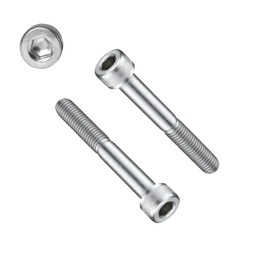 TERF® M6 X 50mm Hex Socket Cap Head Machine Screws High Tensile Grade 12.9 Machine Screw M6 (6mm) X 50mm Allen Key Hexagonal Socket Cap Bolts - Pack of 10