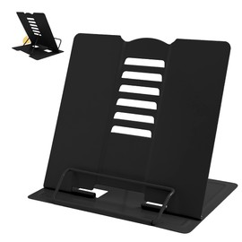Metal Book Stand Adjustable Book Holder for Reading