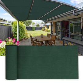 COARBOR 6Ft x 24Ft Outdoor Shade Cloth Sun Shade Fabric Roll Shade Cover for DIY Pergola Carport Patio Deck Backyard Garden Greenhouse Yard Balcony Green