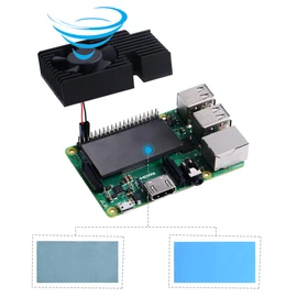 GeeekPi Raspberry Pi 4 Extreme Cooling Fan Kit, Aluminum Heatsink with Cooling Fan for Raspberry Pi 4B & Raspberry Pi 3 B+(B PLUS) & Raspberry Pi 3B