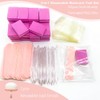 Kit de manicura de 4 piezas, limas de uñas de