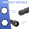 YXQ 10mm Hex Nut Driver Magnetic Extension Socket Drill Bit