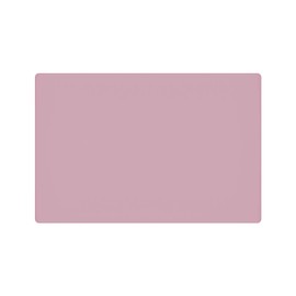 23.6'' by 15.7''Flexible Silicone Placemat Non Slip Waterproof Heat Resistant Dinner Table Mat (Light Pink-1 Pcs)