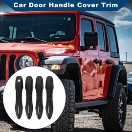 Hihaha Car Door Handle Cover Trim for Toyota Camry 2018-2024 |Side Door Handle Cover| Durable| 4 Pcs Carbon Fiber Black