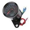 DC 12V Universal Motorcycle LED Backlight Tachometer Electronic Tach Meter
