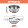 Pack of 2 tea strainers, tea strainer for loose tea,