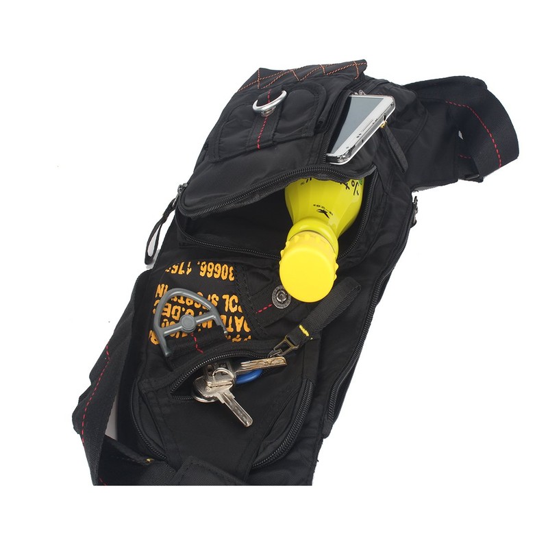 Innturt Nylon Body Bag Backpack, black