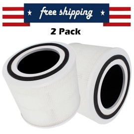 For Levoit 2x Core 300 Replacement True HEPA Filter For Levoit Air Purifier 300-RF, 350-RF