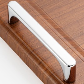 BEROSSA 10 Pack 3-3/4 Inch Polished Chrome Drawer Pulls Chrome Cabinet Handles Chrome Hardware for Kitchen Cabinets 3126 Drawers Bedroom Dresser Bathroom Vanity Cupboard