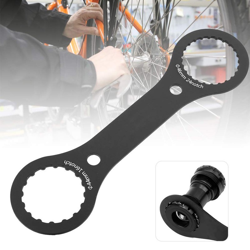Bottom Bracket Tool, Aluminum Alloy BB Wrench Tool Remover Double