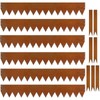 Meyoppm Corten Steel Landscape Edging 40 Inch Strips, 6-Inch Depth