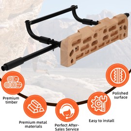 MARGAR Hangboard Rock Climbing Hangboard with Door Way Pull Up Bar, 2 in 1 Hangboard Rock Climbing Hangboard, Rock Climbing Hangboard Over Door for Rock Climbing Training and Home Fitness