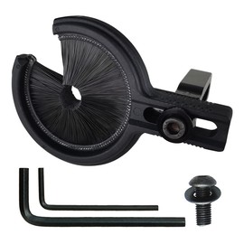 THREE ARCHERS Archery Arrow Rest Brush Capture Arrow Rest for Compound & Recurve Bow Hunting Whisker Arrows Stand Targeting & Hunting Accessories (Fully Enclosed Brush)