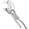 KNIPEX Pliers Wrench XS, Chrome-Plated, 100 mm, Grips Continuously Up