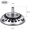unifun Sink Strainer Basket, Drain Filter with Spigot for Eccentric