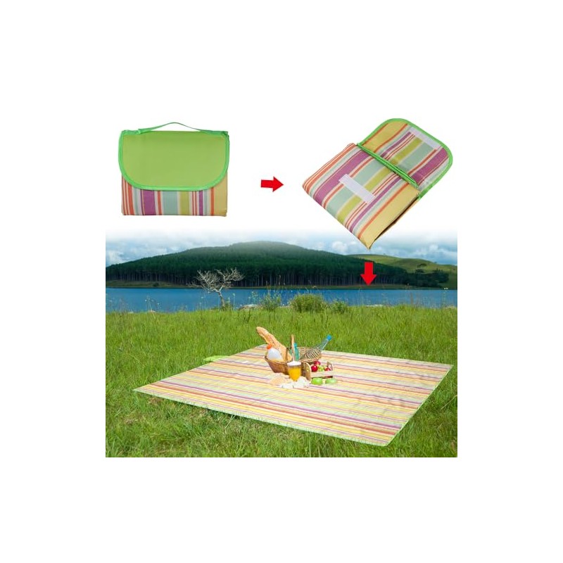 DBOO Large Waterproof Picnic Blanket 200 x 200 m Picnic