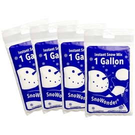 SnoWonder Cloud Slime, Snow Powder, Instant Artificial Snow (Simply Add Water)