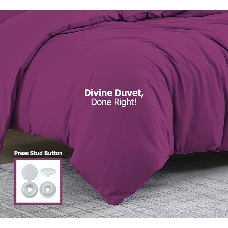 MistyMorning Plain Duvet Cover sets, Soft & Premium quality Bedding