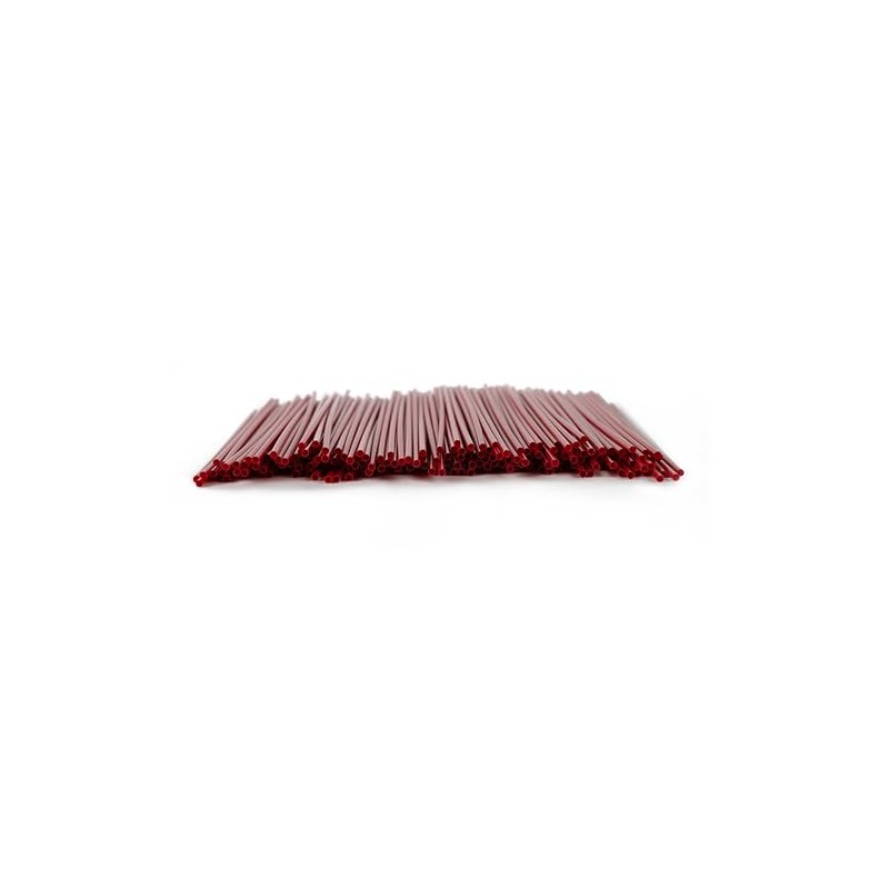 Disposable Collins Straws - Cocktail Straws (Red, 500)
