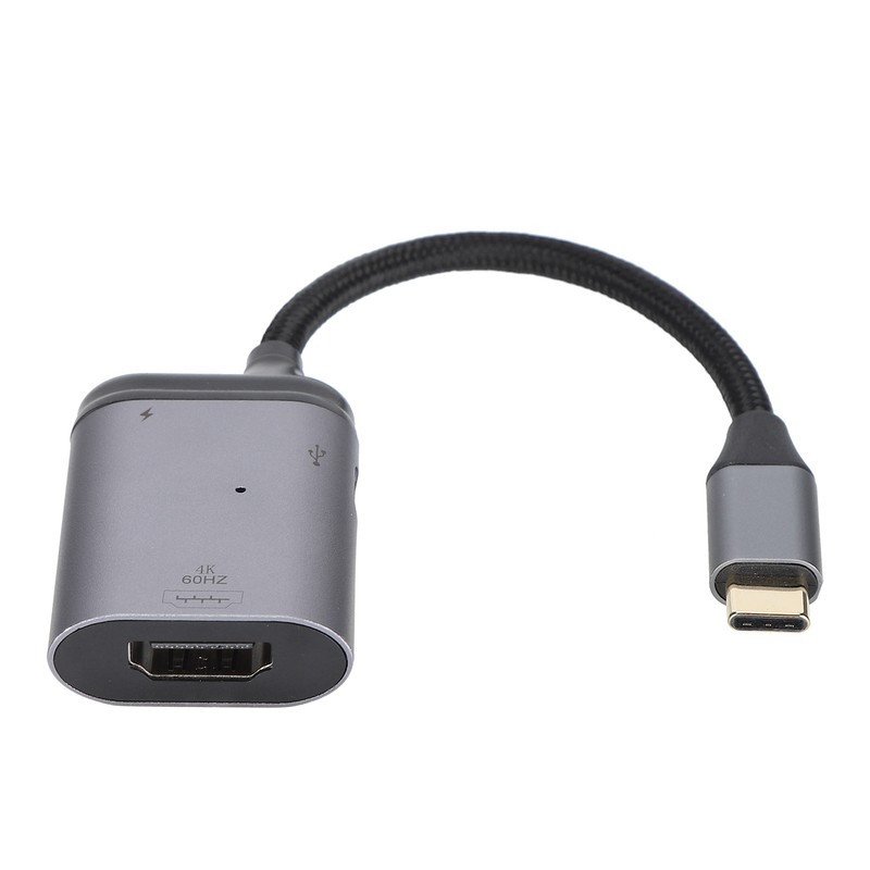 TypeC to HD Multimedia Interface PD/Data Male Short Cable 3