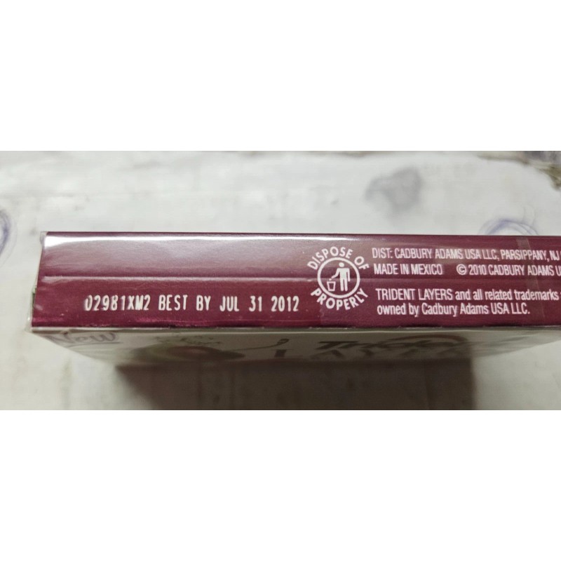 Trident Layers Sweet Cherry Island Lime Single pack Discontinued Collectible