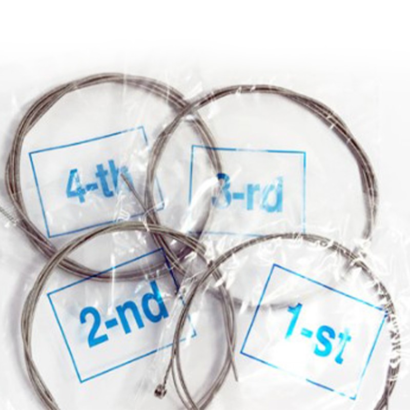 4Pcs Electric Bass String Set Steel Wire Exquisite Toning Electric